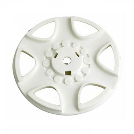 Replacement for Power Wheels W6209 VW Barbie Beetle Hubcap - White -  ILC, W6209 VW BARBIE BEETLE HUBCAP - WHITE POWER WHEEL